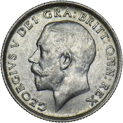 1915 Shilling - George V British Silver Coin - Very Nice