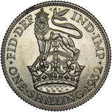 1932 Shilling - George V British Silver Coin - Very Nice