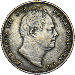 1831 Sixpence - William IV British Silver Coin
