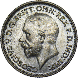 1934 Sixpence - George V British Silver Coin - Superb