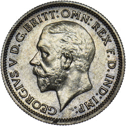 1936 Sixpence - George V British Silver Coin - Superb