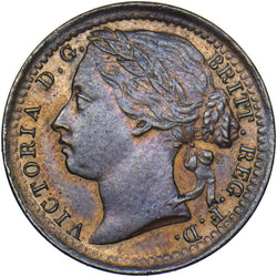 1868 Third Farthing - Victoria British Bronze Coin - Very Nice