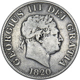 1820 Halfcrown - George III British Silver Coin