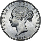 1842 Halfcrown - Victoria British Silver Coin - Nice