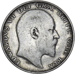 1902 Halfcrown - Edward VII British Silver Coin