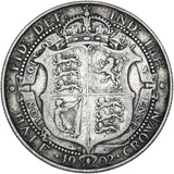 1902 Halfcrown - Edward VII British Silver Coin