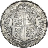 1915 Halfcrown - George V British Silver Coin - Very Nice