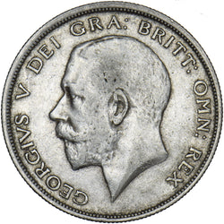1917 Halfcrown - George V British Silver Coin - Nice