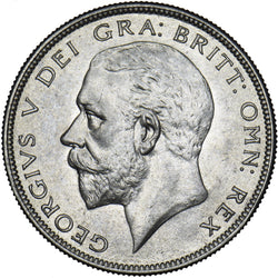 1928 Halfcrown - George V British Silver Coin - Superb