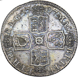 1707 Shilling - Anne British Silver Coin - Very Nice
