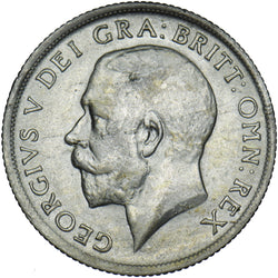 1920 Shilling - George V British Silver Coin - Nice