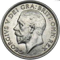 1936 Shilling - George V British Silver Coin - Very Nice