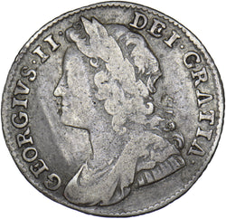 1741 Sixpence - George II British Silver Coin
