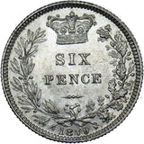 1879 Sixpence - Victoria British Silver Coin - Superb