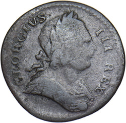 1771 Farthing - George III British Copper Coin