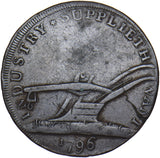 1791 / 1796 Macclesfield Mule Halfpenny Token - Cheshire D&H 78