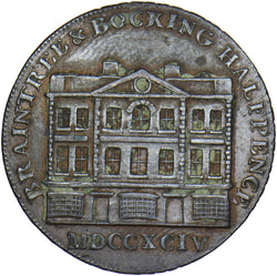 1794 Braintree & Bocking Halfpenny Token - Essex D&H 4
