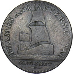 1795 Brimscombe Port Thames Severn Canal Halfpenny Token - Gloucestershire D&H58