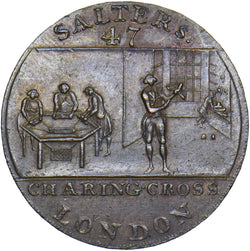1790s London Salter’s 47 Halfpenny Token - Middlesex D&H 473