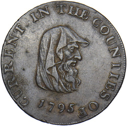 1795 Druid Bees Halfpenny Token - Cambridgeshire D&H 12