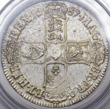 1687 Crown (CGS 60) - James II British Silver Coin - Very Nice