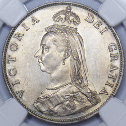1887 Florin (NGC MS62) - Victoria British Silver Coin - Superb