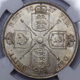 1887 Florin (NGC MS62) - Victoria British Silver Coin - Superb