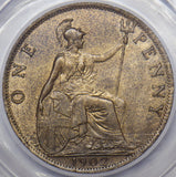 1902 Low Tide Penny (CGS AU 75) - Edward VII British Bronze Coin - Superb