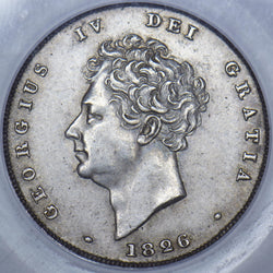 1826 Shilling (CGS 75) - George IV British Silver Coin - Superb