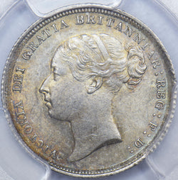1884 Sixpence (PCGS MS64) - Victoria British Silver Coin - Superb
