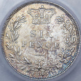 1885 Sixpence (CGS 78) - Victoria British Silver Coin - Superb