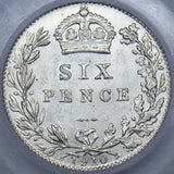 1910 Sixpence (CGS AU 75) - Edward VII British Silver Coin - Superb