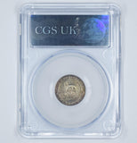 1911 Proof Sixpence (CGS UNC 90) - George V British Silver Coin - Superb