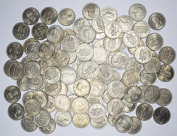 1947 - 1966 High Grade Shillings Lot (100 Coins) - British Coins