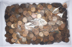 1902 - 1956 Farthings Lot (1000 Coins) - British Bronze Coins