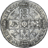 1668 Crown - Charles II British Silver Coin