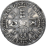 1671 Crown - Charles II British Silver Coin - Nice