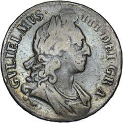1696 Crown - William III British Silver Coin