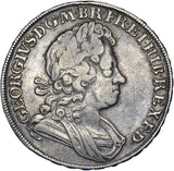 1723 Crown - George I British Silver Coin - Nice