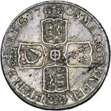 1708 Halfcrown - Anne British Silver Coin - Very Nice