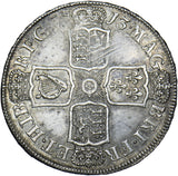 1713 Halfcrown - Anne British Silver Coin - Very Nice