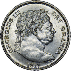 1817 Halfcrown - George III British Silver Coin - Very Nice