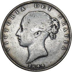 1844 Halfcrown - Victoria British Silver Coin