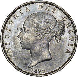 1878 Halfcrown - Victoria British Silver Coin - Nice