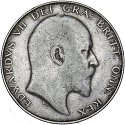 1909 Halfcrown - Edward VII British Silver Coin