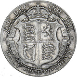 1909 Halfcrown - Edward VII British Silver Coin