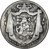 1837 Halfcrown - William IV British Silver Coin