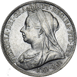 1896 Florin - Victoria British Silver Coin - Very Nice