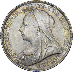 1901 Florin - Victoria British Silver Coin - Superb