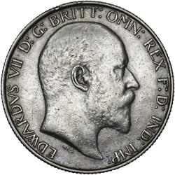 1907 Florin - Edward VII British Silver Coin - Nice